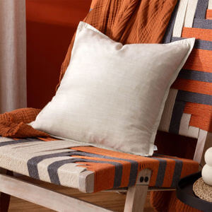 Yard Torresman Beige Cotton Slub Cushion